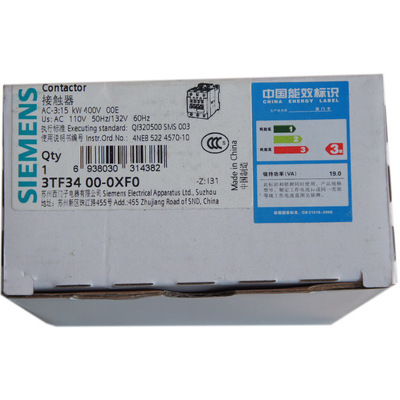 【代理供應(yīng)正品西門子/SIEMENS接觸器3TF34 00-0XF0|3TF3400-0XF0】價格,廠家,圖片,接觸器,上海昌田樂實業(yè)-